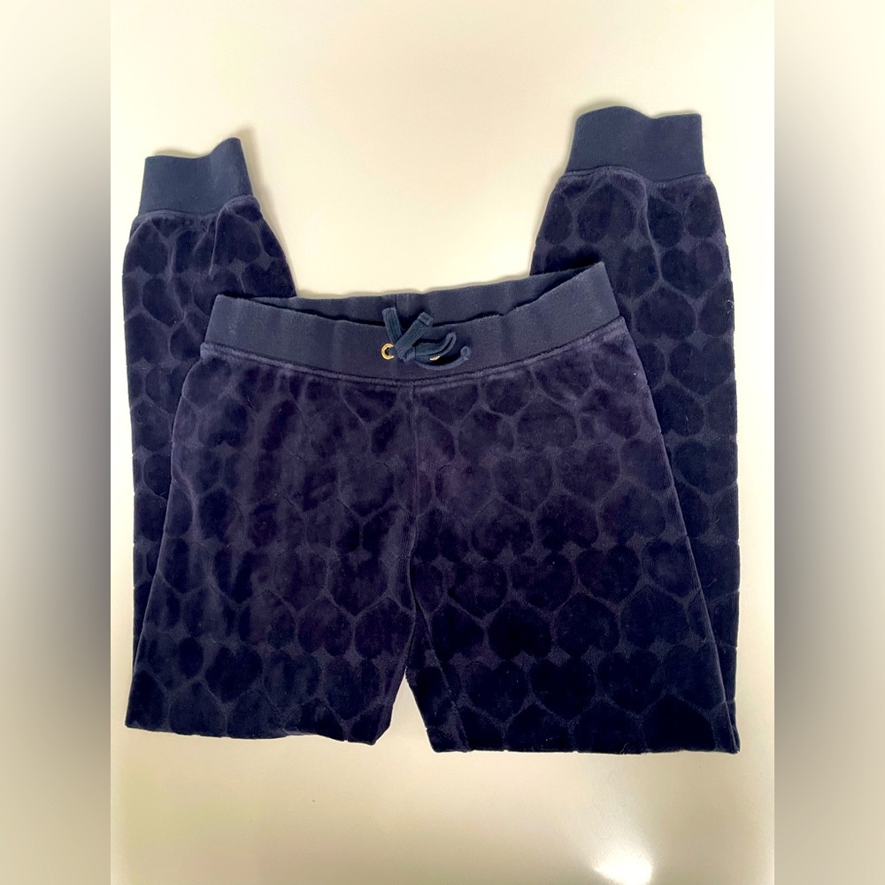 Girls Juicy Velour Heart Joggers